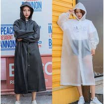Thickened Non-disposable male and female raincoat portable travel outdoor rain cape electric car riding adult children universal