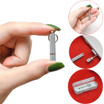 Card pin mobile phone take iphone keychain portable thimble device poking creative anti-lost Universal Stainless steel sale