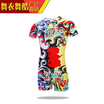 Professional Customized Printed Peking Opera Elements Bodybuilding Playground for men and women Competition Table Performing Arts Performance Costume JJ608