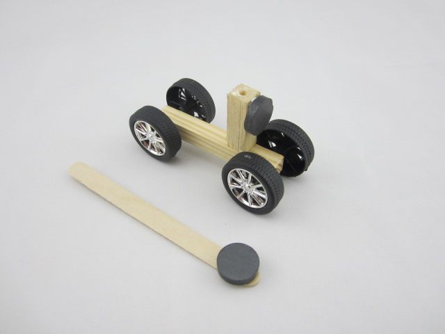 磁力小车 斥力小车 diy小制作小发明 益智玩具 科学实验教材教具