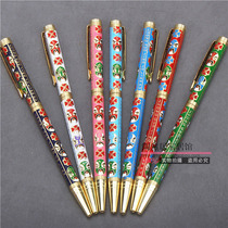 Chinese style special gift cloisonne ballpoint pen Beijing special gift for foreigners to study abroad