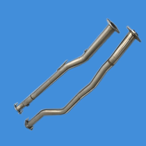 Wing God Original Dress stainless steel straight row modified sports car Fried Sound Without Drum midsection exhaust pipe in the middle section Unsilenced