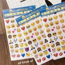 emoji smiley face stickers cute with weird emotion small emoticons bag handbill stickers for creative cartoon mobile phone stickers