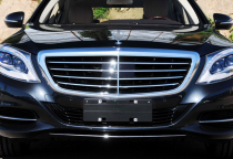 Suitable for Mercedes-Benz S-Class S320L front license plate conversion bracket S400L rear license plate support frame S600 base S500L