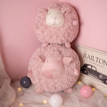 Girls cute birthday gift plush toys custom bed bed lamb series soft pillow Doll Doll