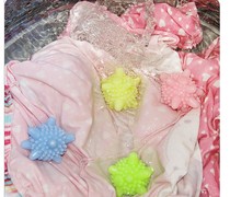 Colorful magic decontamination anti-winding laundry ball washing machine bra underwear cleaning ball