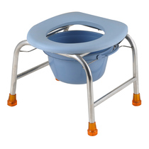 Reinforced toilet stool toilet stool chair pregnant woman old man squatting stool disabled toilet chair stainless steel