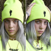Billie Eilish Beanie Hat American hip Hop singer Billie Eilish Knitted Hat