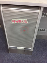 Roll door cabinet louver door Invisible door Furniture Roll door Open installation track sliding door