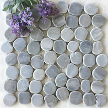 Mosaic wall sticker marble natural stone forest blue broken Pebble Pebble tile pool pool mess bar parlor bar living room