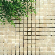 Natural jade mosaic wall stickers beige antique marble stone Rosin Jade waistline bathroom tile balcony