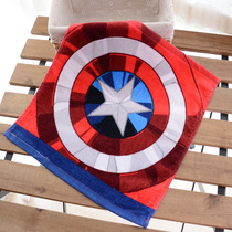 Beauty Team Shield pure cotton Absorbent Personality Square Towel Wash face cleaning face towel 34 * 35cm Adult soft boy likes