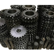 Customized 45 steel sprocket 08B10A12A16A20A24A28A32A stainless steel 45 steel sprocket 8M10M gear