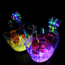 led glowing ice bucket colorful ingot red wine ice bucket bubble wine bucket ice bucket champagne bucket plastic vat