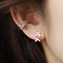 Stars Painless Silicone Ear Clip Original Design Ear Clip Woman No Ear hole small ear nail minimalist High sense lukewarm wind