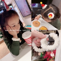 Export Japan cute Christmas hairclip hair accessories Christmas bracelet Christmas hat hairclip girl Santa Claus hair accessories