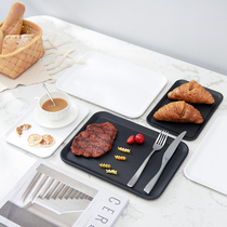 Plastic small trays ins mini rectangular home delicate living room Nordic small frescoed beauty salon with a tea release cup