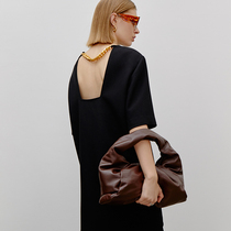 MADEINAM2020 autumn and winter New G luxury dont bump shirt high set hollow chain twill texture dress