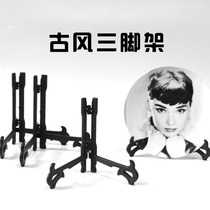 Plate Puer tea cake plastic bracket Disc base bracket Handicraft display rack Pendulum rack Triangle bracket