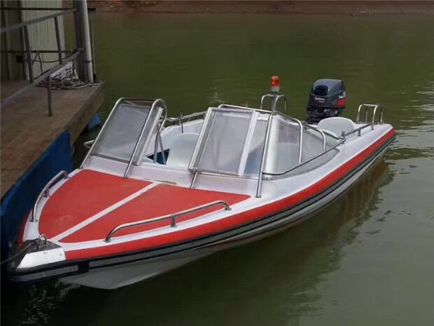 豪华快艇 游艇 钓鱼船海钓船玻璃钢船可配马达厂直销_双氙车灯改装网