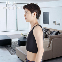 Biku thin chest short reinforcement bandage summer modal solid color underwear adhesive hook body shaping underwear top