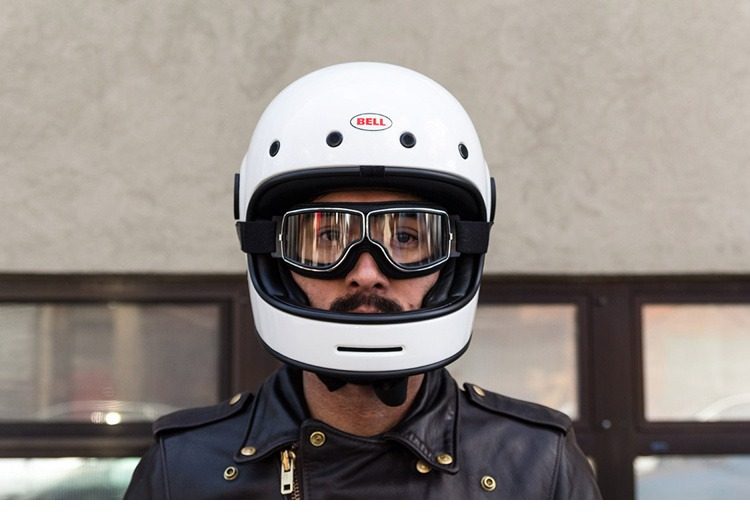 amz新款复古哈雷风镜(带防滑条)护目镜骑行防晒镜片(可戴眼镜)