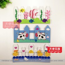 Kindergarten Classroom Wall Placement Material Foam EVA Decorative Balustrade Solid Wall Stickup Fence Cartoon Animal