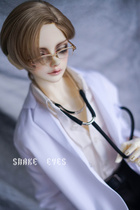 BJD doctor metal stethoscope*Independent open version* SD13 SD17 70 Dragon Soul AS DK White coat