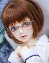 BJD frameless glasses(round lens)*Independent open version*SD13 SD17 3 points POPO68 Dragon Soul