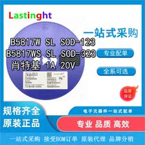 Patch Schottky diode B5817W B5817WS silk print SJ SOD-123 SOD-323 SOD-323 1A20V