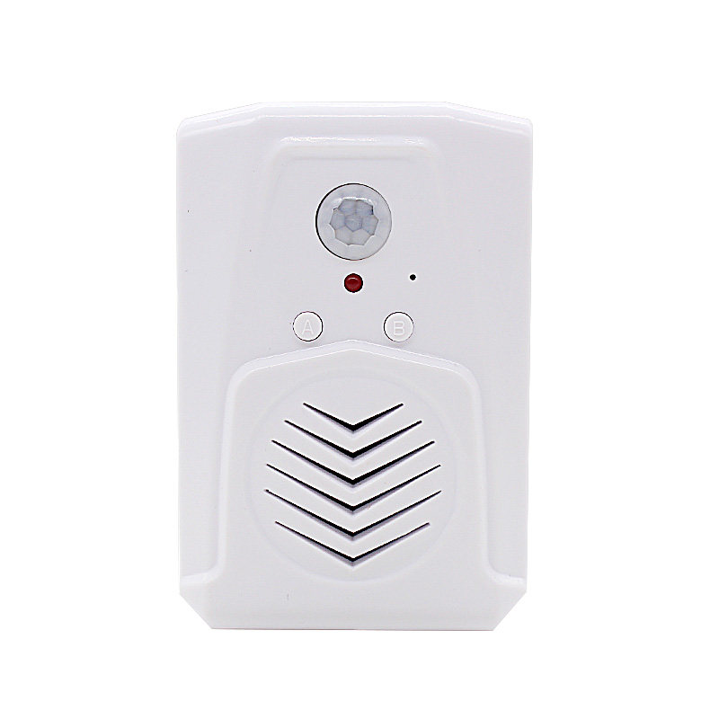 大洪可录音定制语音感应门铃进门欢迎光临感应器店铺红外线迎宾器