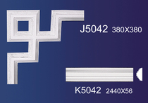 K5042-2 plaster line ceiling wall carved flat line decoration fine decoration