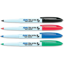 Expo Vis-a-Vis Wet Erase Markers 16000 water soluble pen water wipe film pen