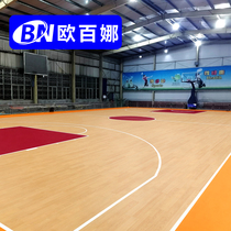 Oubina basketball court sports rubber Indoor basketball events Elastic PVC floor non-slip basketball court rubber mat