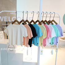 Huge comfortable and well wearing mask t-shirt ~ Korean baby dress 2023 new boys and girls with short sleeves