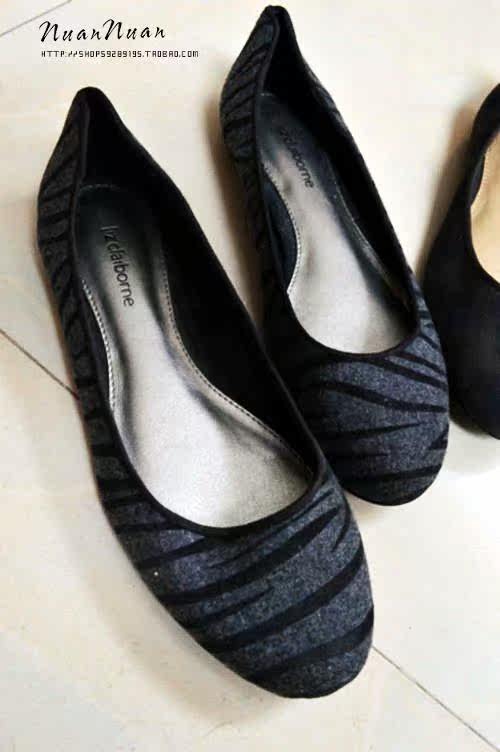*nuannuan家*特价欧美原单st正品时尚质感别致的呢子面平底单鞋
