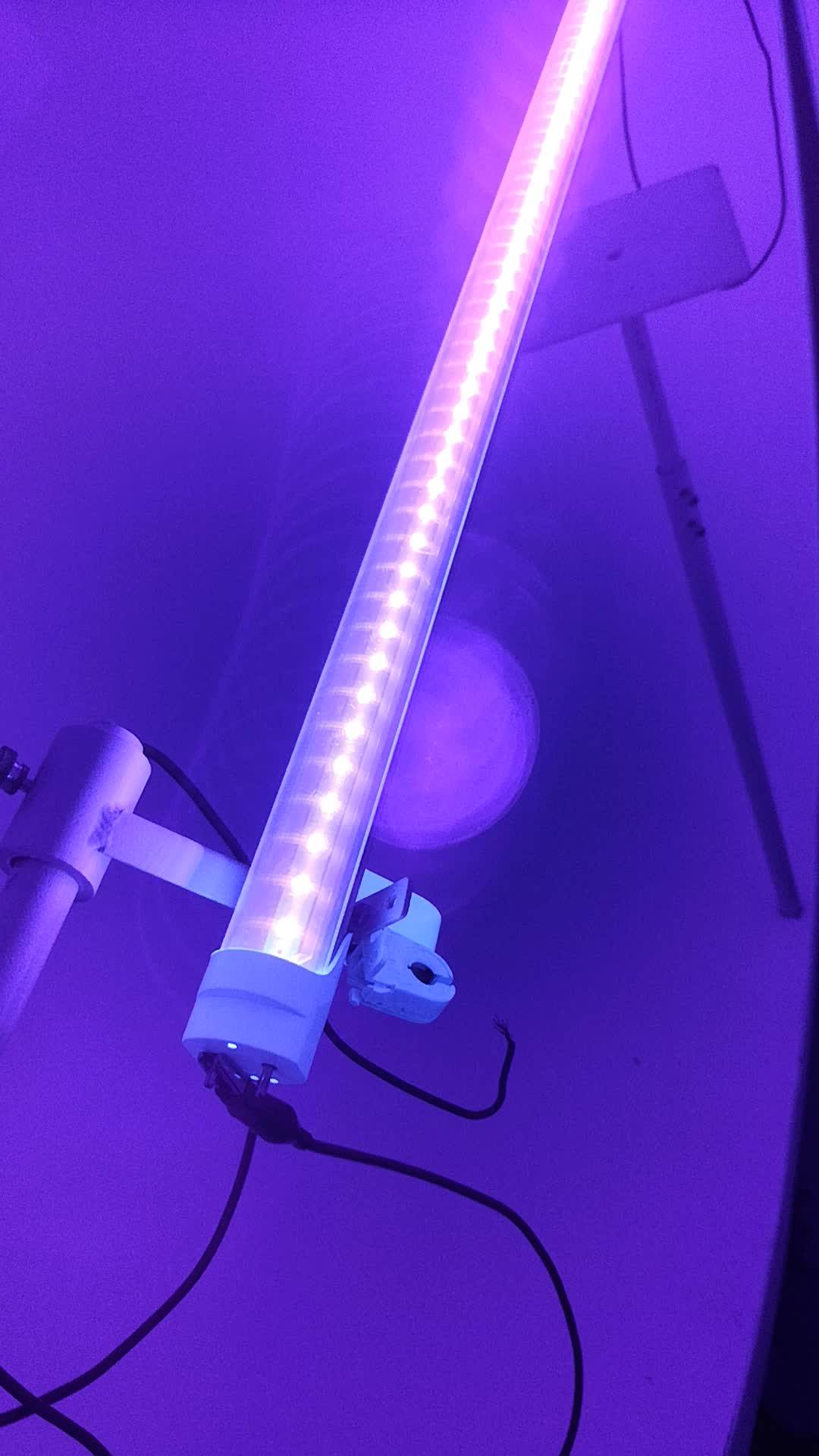 2ft 9w uv 390-395nm uv curing blacklight t8 led tube light with