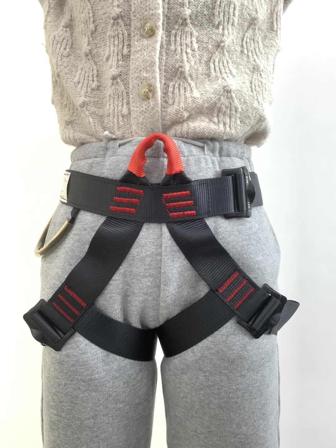 户外攀岩速降半身安全带拓展保险带高空作业攀登坐套探洞攀岩装备