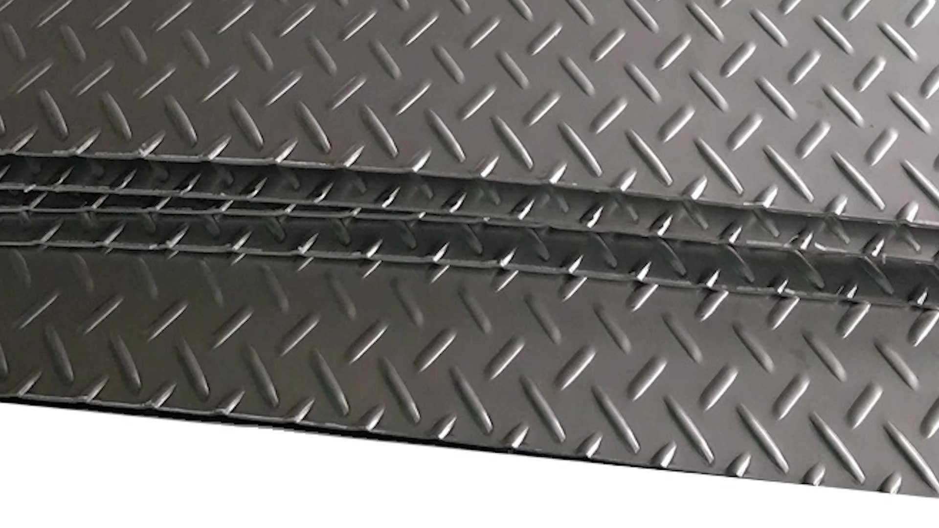 factory price mild steel chequered plate/ checkered steel plate