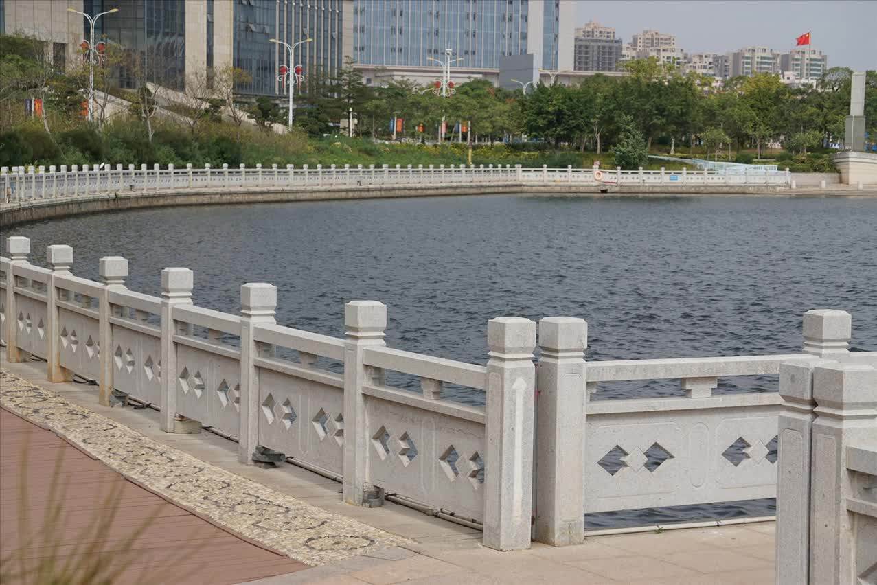 厂家批发大理石栏杆 花岗岩石材栏杆 水库河岸石栏杆 福建大鹏