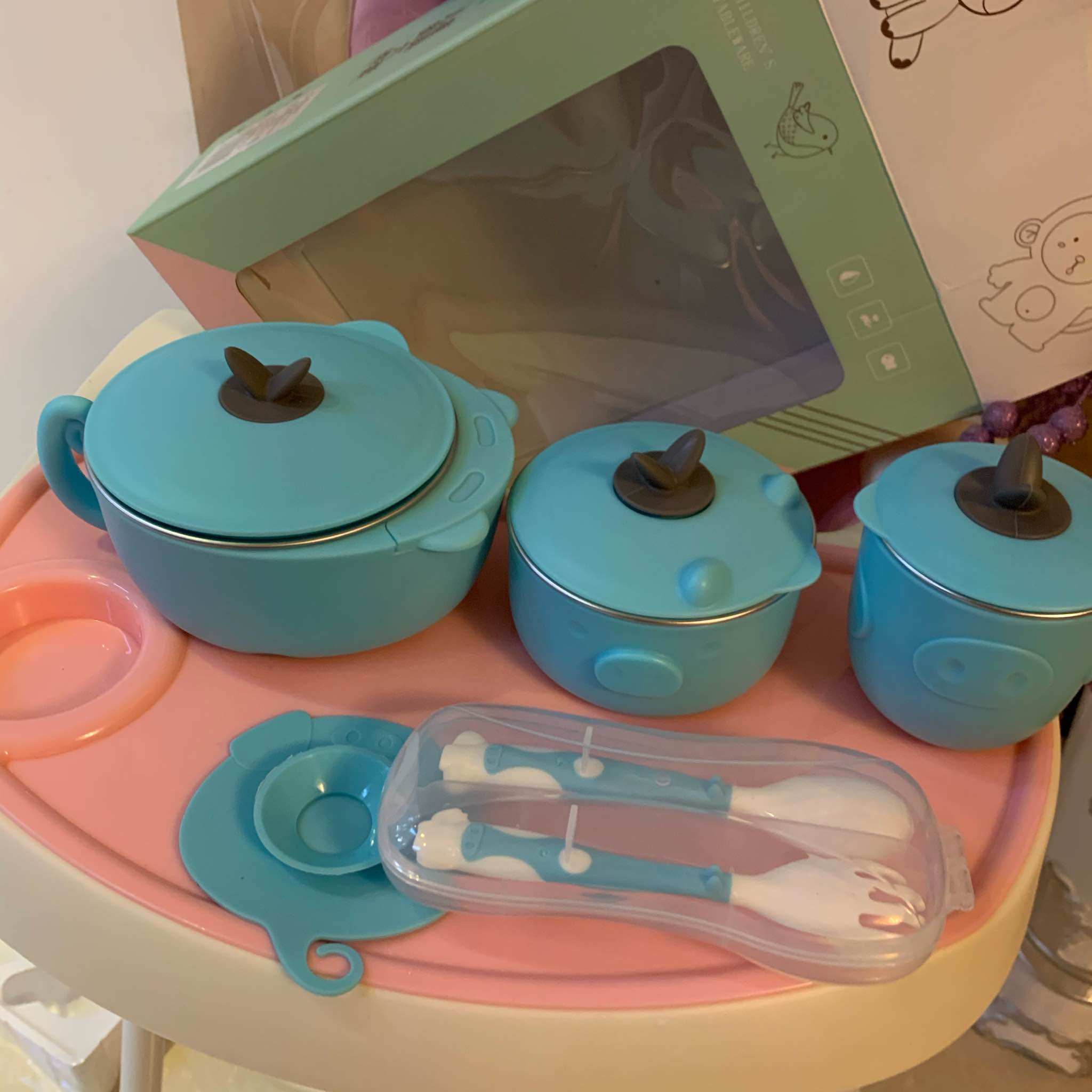 贝比康宝宝保温辅食碗餐具套装是正规厂商生产的吗？效果好吗？亲自使用后评测_搜券