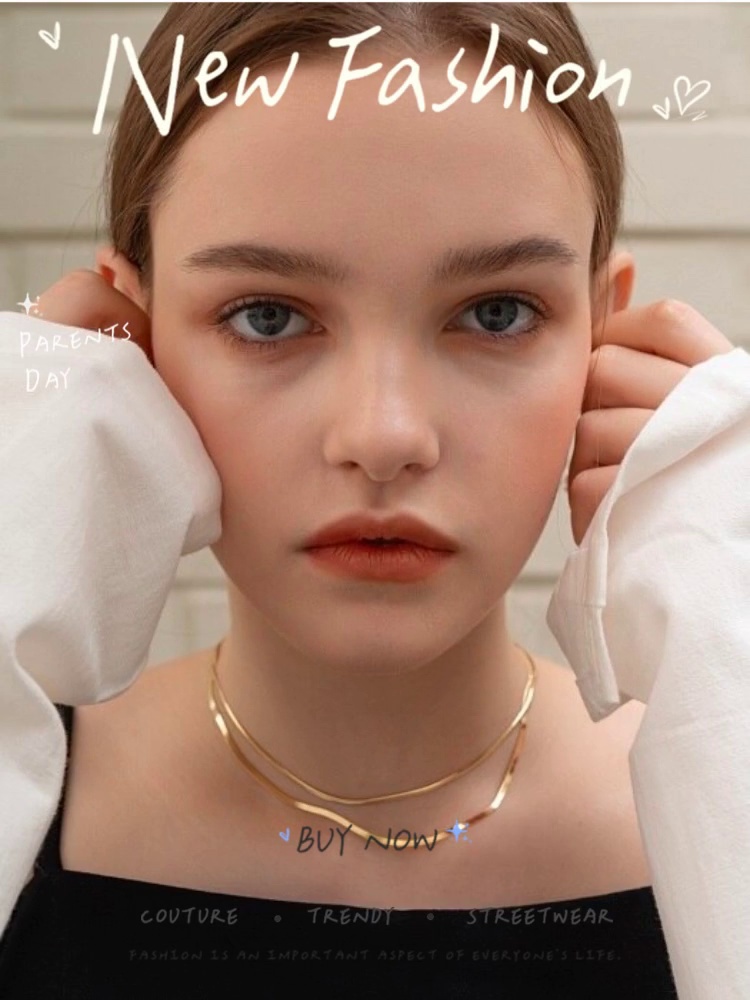 蛇骨链是比例如啥。冷淡风穿搭的秘密武器