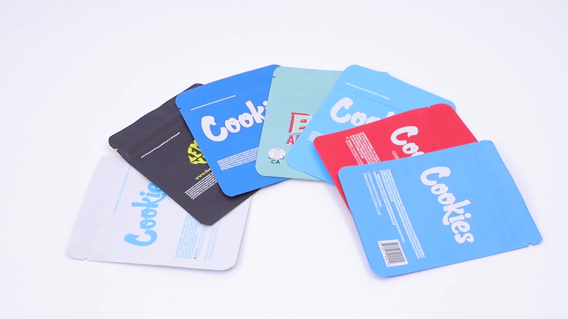 big size mylar plastic cookie bag customize cookies bags