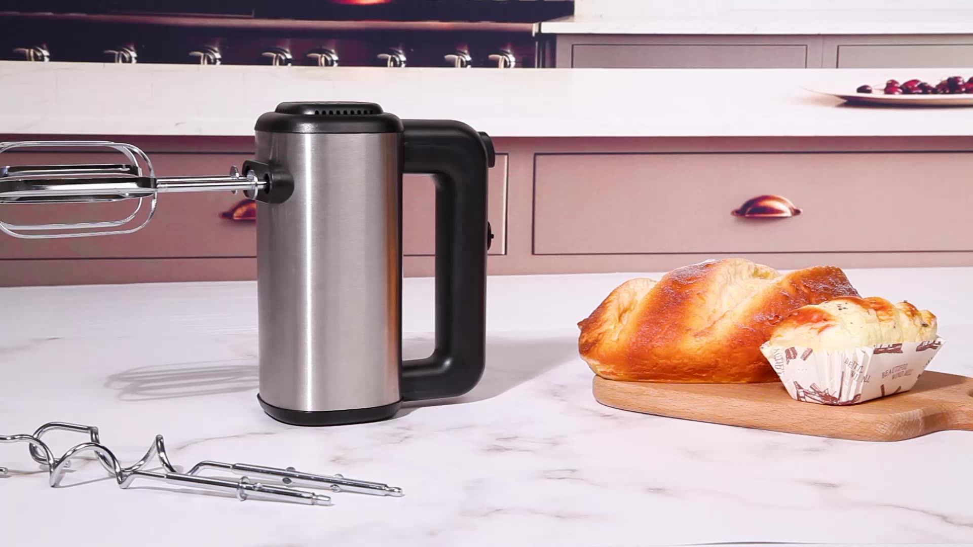 multi speed electric food mixer hand mixer with egg beater &