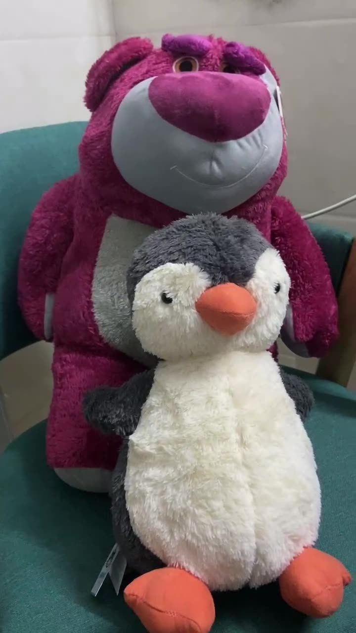 jellycat小企鹅公仔跨境巴塞罗熊毛绒玩具礼物一件代发现货