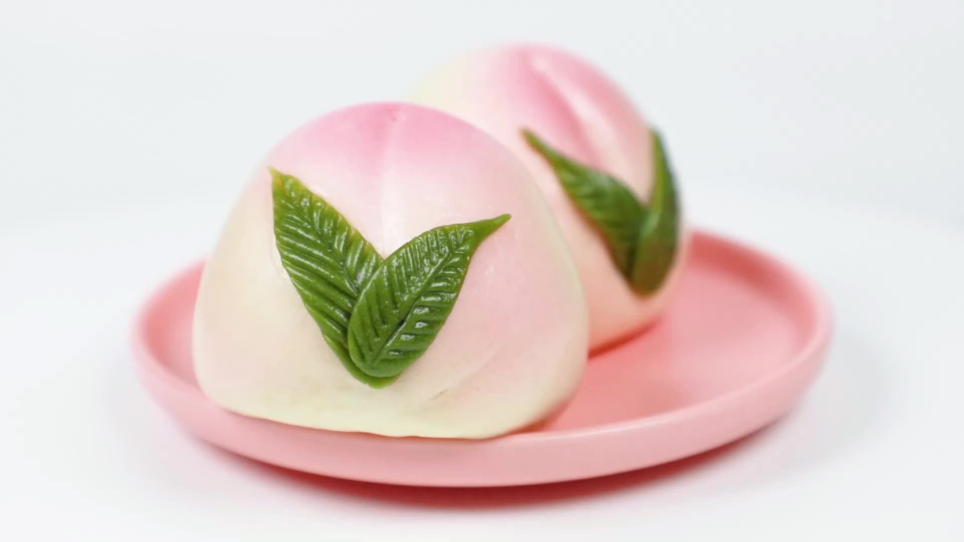 寿桃包子100g*6个纯素包子 速冻包子 寿宴盛宴包子红豆包厂家批发