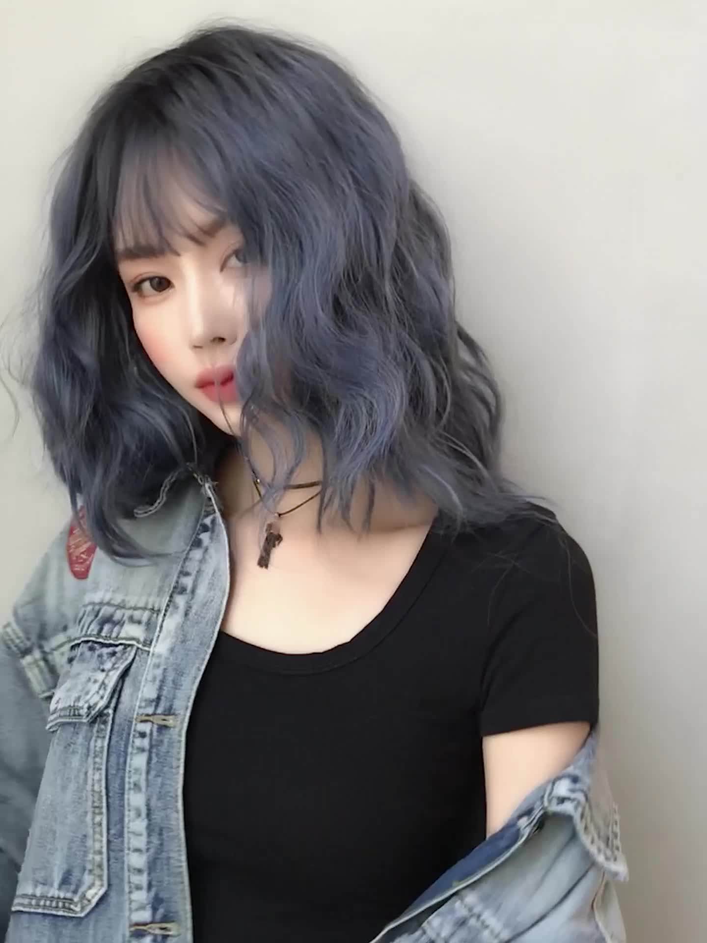 日韩新款羊毛卷假发女长发齐刘海自然蓬松全头套厂家批发整顶头套