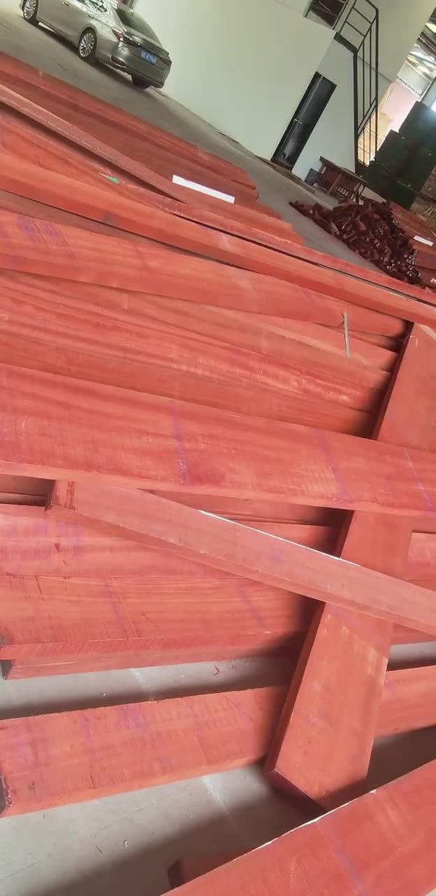 一手红花梨板材 红花梨实木家具板料 非洲刚果红花梨原木板方