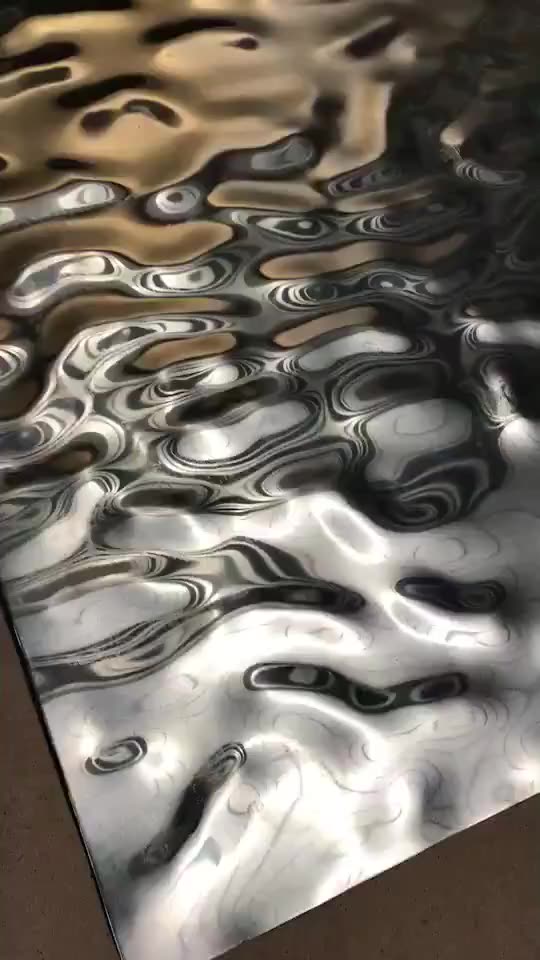 不锈钢水波纹板 银色不锈钢水波纹 水波纹不锈钢 不锈钢水波纹
