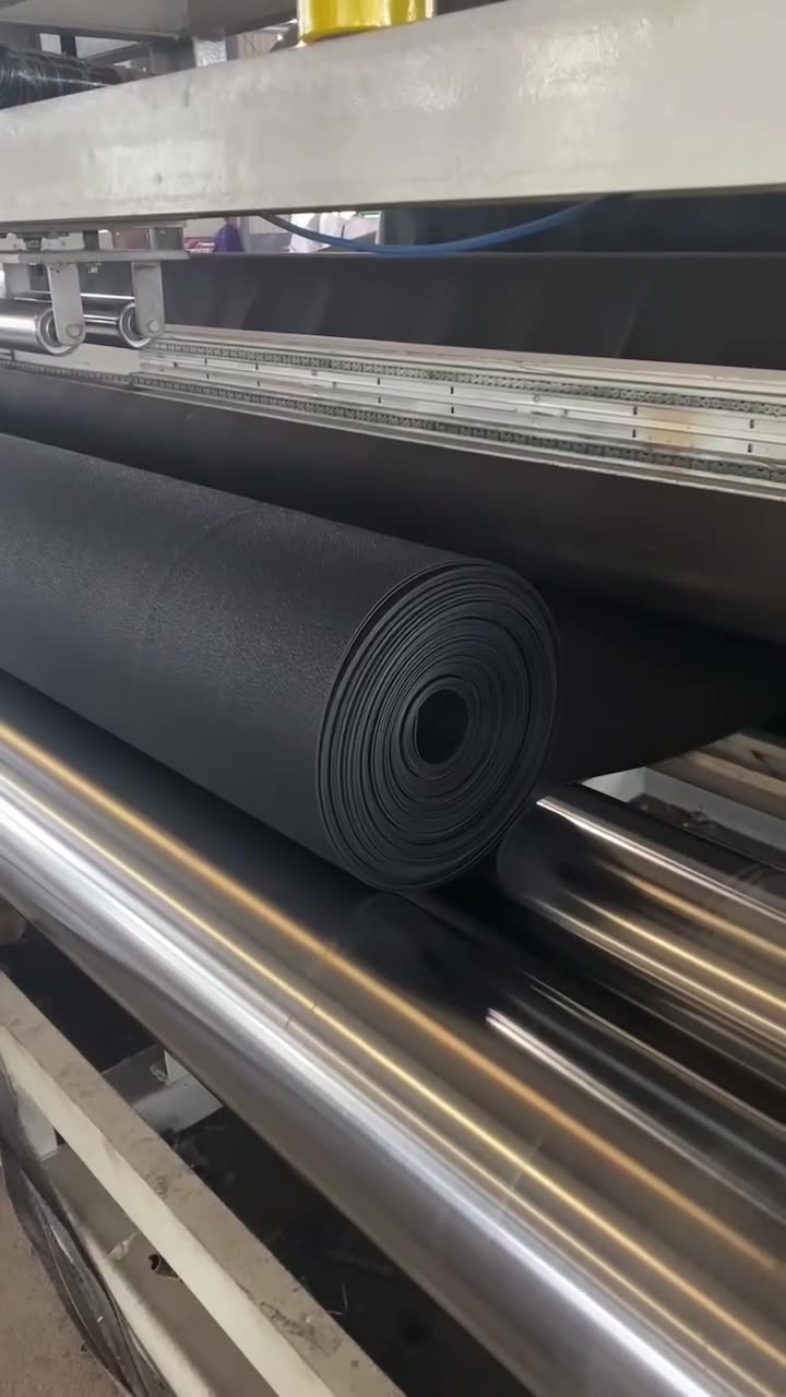 城建单双糙面土工膜固废修车场防渗hdpe高密度聚乙烯柱点土工膜